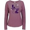 3077 Ladies' Extra Soft Tri-Blend Longsleeve Thumbnail