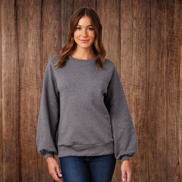 EZ310 Ladies' Balloon Sleeve Crew Thumbnail